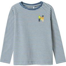 Ragazzo Bluse e Tuniche Name It Camicia a maniche lunghe Bluefin - Blu