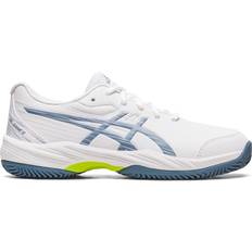 34½ Schlägersportschuhe Asics Kinder-Tennisschuhe Gel-Game GS Clay/Oc Blanc