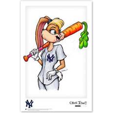 Square Posters S. Preston Art & Designs York Yankees 11" 17" Looney Tunes Print Poster