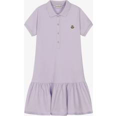 Purple Dresses Moncler Moncler Enfant Teen Girls Lilac Purple Cotton Polo Dress 12 year