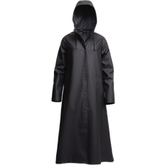 Stutterheim Mosebacke Long Raincoat - Black