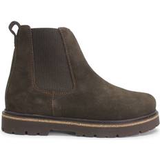 Birkenstock Unisex Boots Birkenstock Highwood Slip On Mid Suede Leather Unisex Chelsea Boots Colour: Mocca