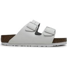 Birkenstock Arizona Bs Natural Leather Unisex Slides Sandals White Brown Women Men x