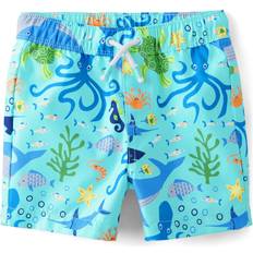 Gymboree Toddler Swim Trunks,Sea Critter Teal,12