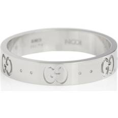 Gucci Icon 18kt White Gold Ring - Silver