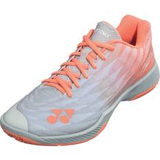 Yonex Sport Shoes Yonex Power Cushion Aerus Z2 Womens Indoor Court Shoes, White/Coral