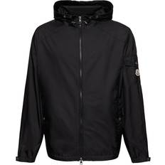 Moncler Regntøj Moncler Etiache Nylon Rainwear Jacket Black 0 7