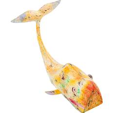Gul Järn Val Dekorativ Figur 47 x 26 x 29 cm