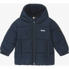 Blue Jackets BOSS Baby Blue Hooded Puffer Coat