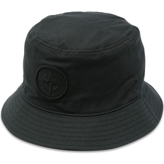 Stone Island Herren Accessoires Stone Island Logo Print Fisherman Hat - Black