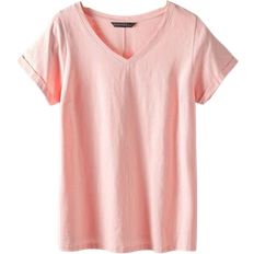 Evans Slub Jersey T-shirt - Pink