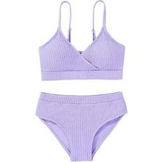 Bikinis Daxin Sold by: Big Girls Piece Swimsuit Solid Spaghetti Strap Bikini Sets Beach Bathing Suit Swimwear for Teen Kids 8-14 Years