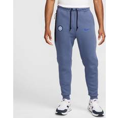 Nike Inter Milan Tech Fleece Men's Football Joggers Blue Cotton/Polyester