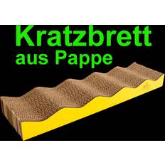 DUVO Wavy Cat Scratching Post Duvoplus Jaune