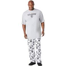 Sleepwear NFL Men's Big & Tall Fleece PJ set in Raiders Size 3XL