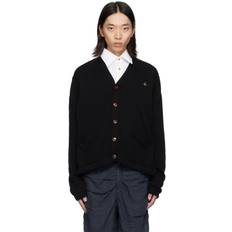 Bleu Cardigans Vivienne Westwood Logo Cardigan - Black