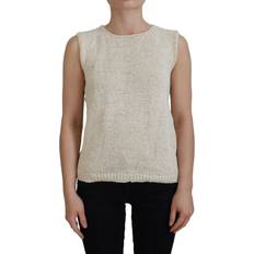 One Size Tank Tops Pink Memories Round-neck Knitwear