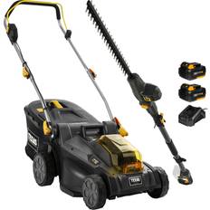 Elstart Gräsklippare Texas LMX2037 + PHX2000 (2x4.0Ah) Batteridriven gräsklippare