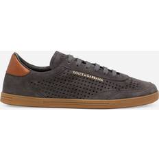 Dolce & Gabbana Suede Saint Tropez Sneakers Man Sneakers Lilac 43.5