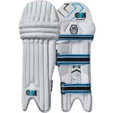 Gunn & Moore GM Cricket Batting Pads, Ben Stokes Diamond, High Density Foam & Reverse Cane, Left or Right Handed, 1 Pair, White