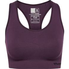 Lilla Toppe Hummel Seamless Sports Bra for Women - Violet