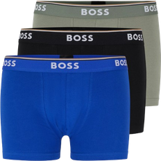 HUGO BOSS Boxers Men's Underwear HUGO BOSS Logo Waistbands Power Trunks 3-pack - Multicolour