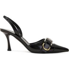 51 ½ - Golden Pumps Givenchy Black Voyou Slingback Heels