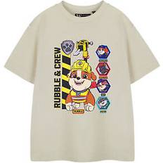 Beige T-shirts Paw Patrol beige short sleeved t-shirt boys