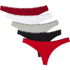 Calvin Klein Signature Cotton Thong Pack - Red