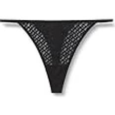 Trosor BOSS Monogram-lace thong with logo trim
