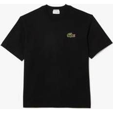 Lacoste Svarte Klær Lacoste Fit Cotton Jersey T-shirt Black