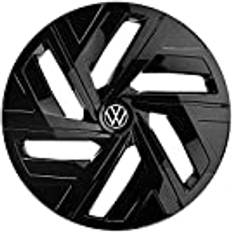 Bilfälgar Volkswagen 11A071459ZKC hjulskydd 4 stycken navkapslar, 19 tums stålfälgar, hjulskydd, glänsande
