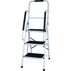 DIY Accessories Safety stepladder anti-slip 2 or 3 step ladder with handrails for diy & cleaning