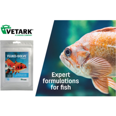 Vetark fluke-solve 10g praziquantel fish fluke wormer aquarium treatment