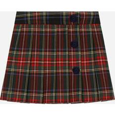 Dolce & Gabbana Skirts Dolce & Gabbana Tartan Wool Skirt Woman Multicolor