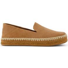 Brown - Women Espadrilles Toms Women's Carolina Brown Deco Stitch Espadrille Brown/Natural