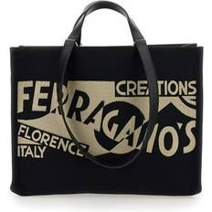 Ferragamo Women Tote bag with logo M Black