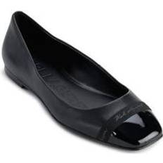 Karl Lagerfeld Women Low Shoes Karl Lagerfeld Paris Women's Zayne Square-Toe Ballet Flats Black