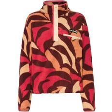 Columbia Helvetia Cropped Half Snap Fleece Jacket in Spice Floristic, Sunkissed & Juicy