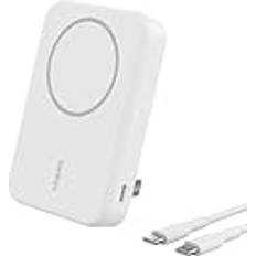 Belkin 10k Qi2 MagSafe Powerbank 10000 mAh, 15 W Powerbank, Weiss