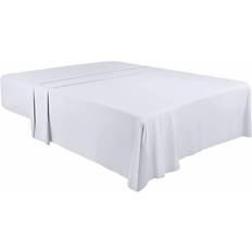 Utopia Bedding single flat easy Bed Sheet White