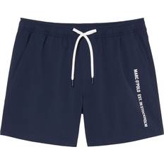 Marc O'Polo Homme Maillots de bain Marc O'Polo Badeshorts, Logo-Stickerei, Tunnelzug, für Herren, blau