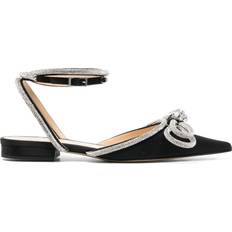 Mach & Mach Pre Double Bow Satin Slingback Ballet Flats