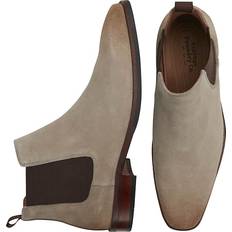 Beige - Men Chelsea Boots Vintage Foundry Co Vintage Foundry Men's Evans Chelsea Boots Taupe D-Width 11 D-Width