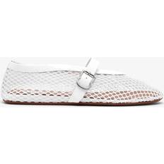 White Ballerinas Alaïa White mesh ballet flats