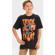 Marvel Children's Clothing Spider-Man Boys' Marvel Spider-Man Halloween Short Sleeve Graphic T-Shirt Black