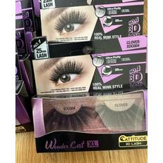 Bruna Lösögonfransar Ebin 5 boxes fake lashes york xl wonder cat 3d/ clover Brown