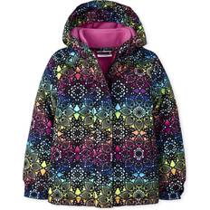 The Children's Place Black Jackets The Children's Place Girls Print In Jacket