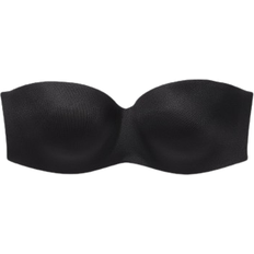 PINK Wear Everywhere Lightly Lined Strapless Bra - Pure Black