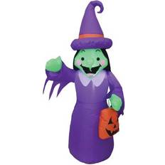 Green Inflatable Decorations 4' Inflatable Witch